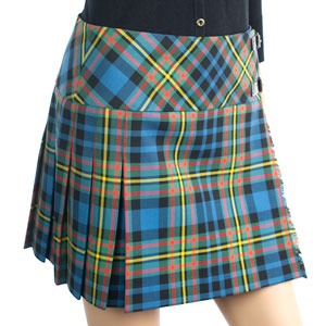 Skirt, Ladies Billie Kilt, Washable, MacLellan Tartan